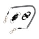 Heavy Bison magnetic hanger (generic) with choice of carabiner, safety lanyard & neodymium fixing options
